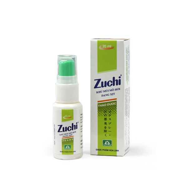 Xịt khử mùi Zuchi xanh