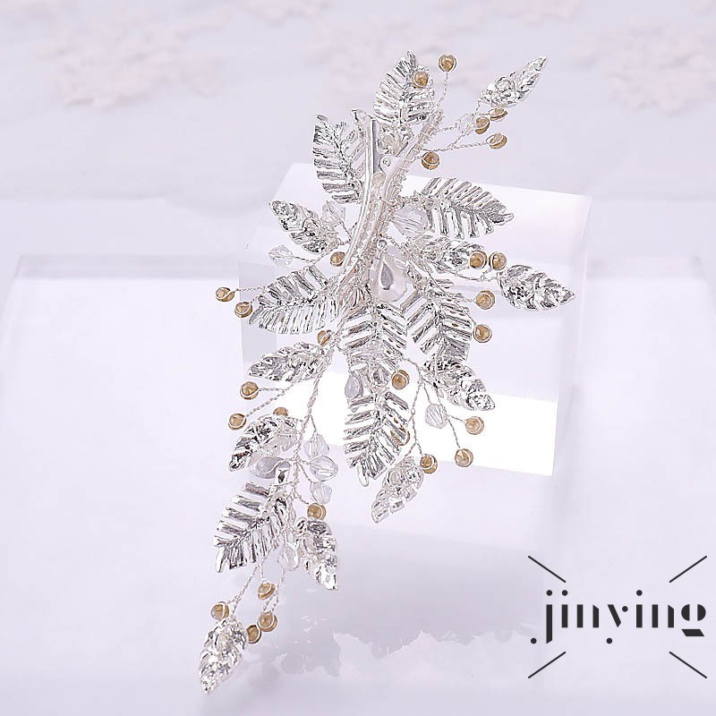 GETNOIVAS Trâm cài tóc hình chiếc lá thời trang