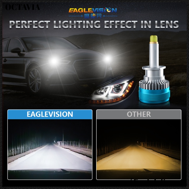 Đèn Pha Led 6000k 32000lm 100w 360 Độ Chống Thấm Nước Chất Lượng Cao Cho Xe Hơi