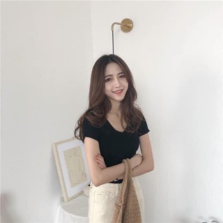 áo len tăm cổ tim