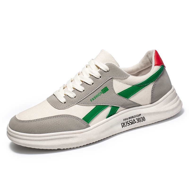 Giày nam sneaker thể thao trắng thoáng khí mới nam giản dị giày TTG016