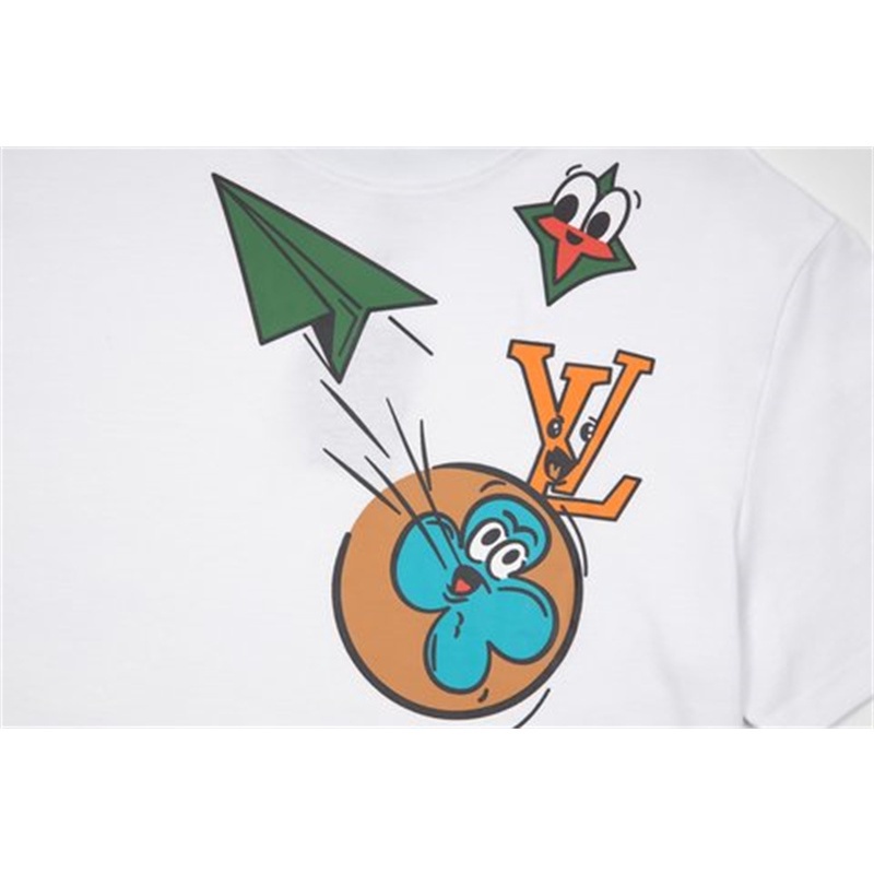 Áo Thun Cotton Tay Ngắn In Họa Tiết Graffiti Cổ Điển Thời Trang Cho Nam Và Nữ