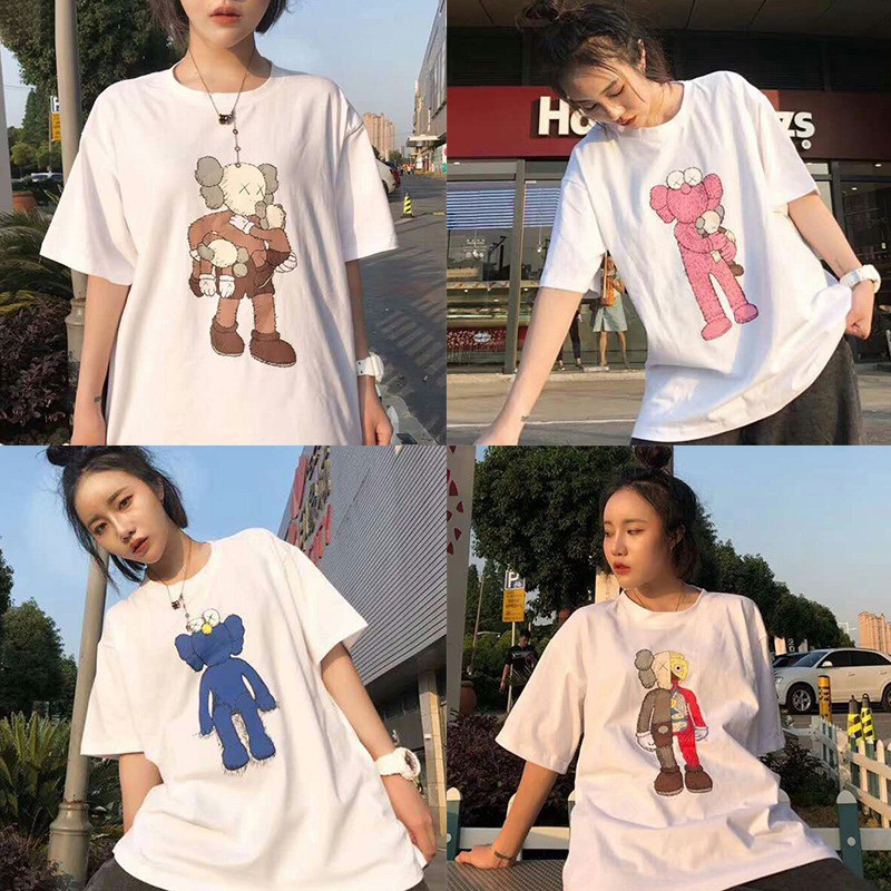 Áo Thun Nam Nữ Bộ Não KAWS Cotton Unisex