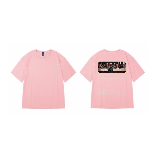 Áo Thun Nam Tay Ngắn Phong Cách Hip Hop Châu Âu Cỡ Lớn   FURILINE MEN133