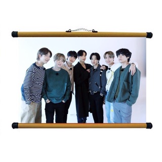 Ảnh treo BTS / tranh kpop BTS khung treo ép lụa