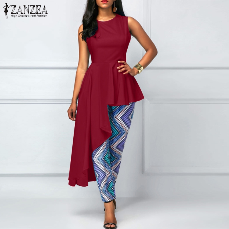 Áo Nữ ZANZEA Không Tay Vạt Xéo Thời Trang Thoải Mái | BigBuy360 - bigbuy360.vn