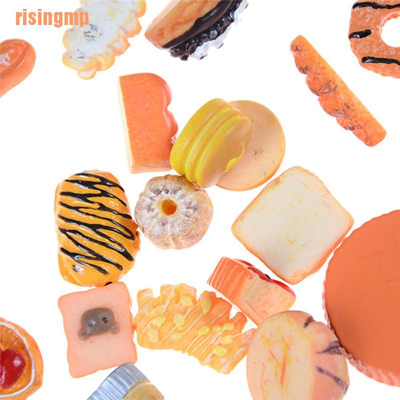 Bộ 10 Mô Hình Thức Ăn Mini Trang Trí Nhà Búp Bê