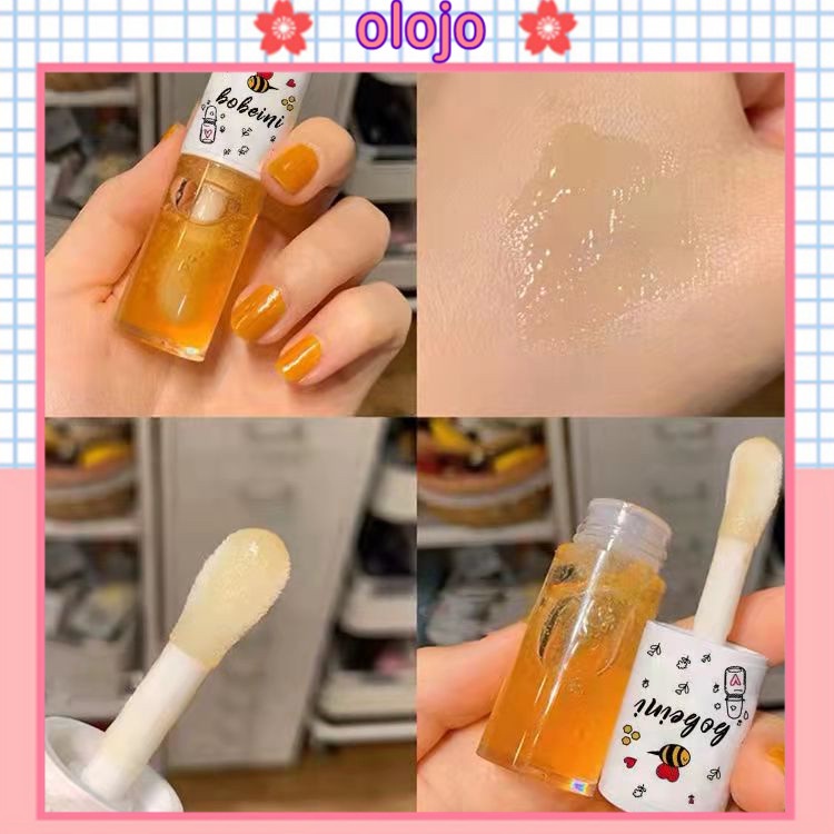 ⚜️Son dưỡng môi BOBEINI chiết xuất mật ong/đào/sữa mật ong dưỡng ẩm chống nứt nẻ