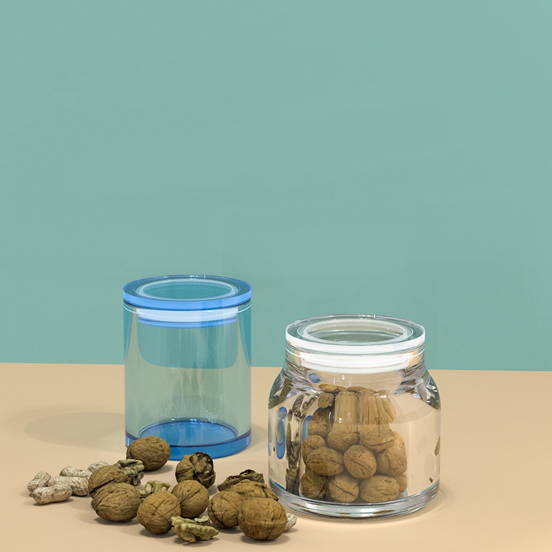 Tự làm chai silicone Hộp lưu trữ khuôn nhỏ giọt Chai niêm phong Chai kín Khuôn có sọc Hình trụ kín