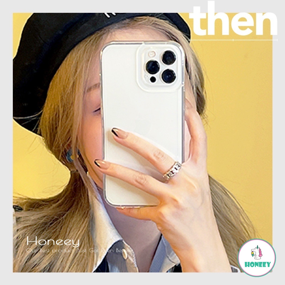 Ốp Điện Thoại TPU Mềm Trong Suốt Viền Màu Cho iPhone 11 13 12 Pro Max X Xs Max XR 8 7 Plus