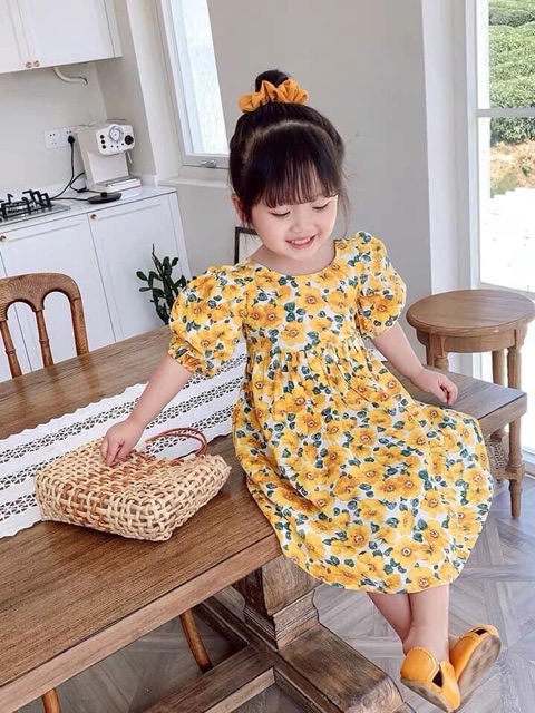 vải thô hoa vàng và hoa cam mới