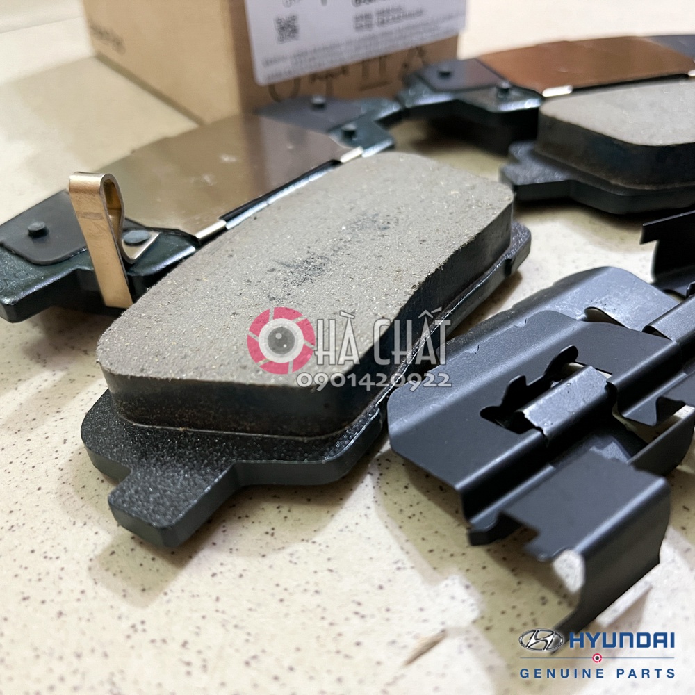 Má phanh trước & sau SANTAFE 🚘 nhập khẩu HYUNDAI MOBIS Hàn Quốc 🎯 Bảo hành 100% là hàng chính hãng