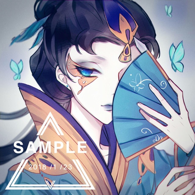 1-5 Poster michiko ldentity V khổ a4, tranh ảnh Game ldentity V michi ko