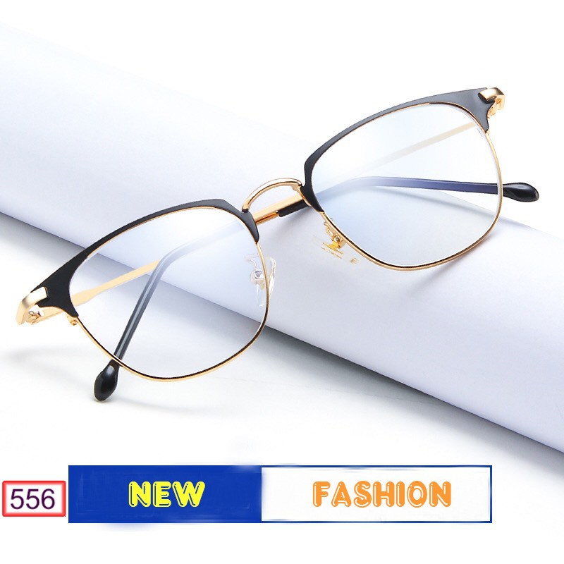 MẮT KÍNH GỌNG CẬN FORM VUÔNG KIM LOẠI 556 HOT TREND CÁ TÍNH | BigBuy360 - bigbuy360.vn