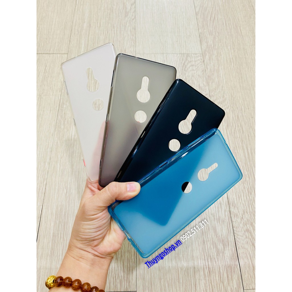 Ốp lưng dẻo nhám chống vân tay Sony Xperia 1 - Xperia 1 Mark II - Xperia 5 II - Xperia 5 - Xperia 10 Mark II - XZ2 - XZ1