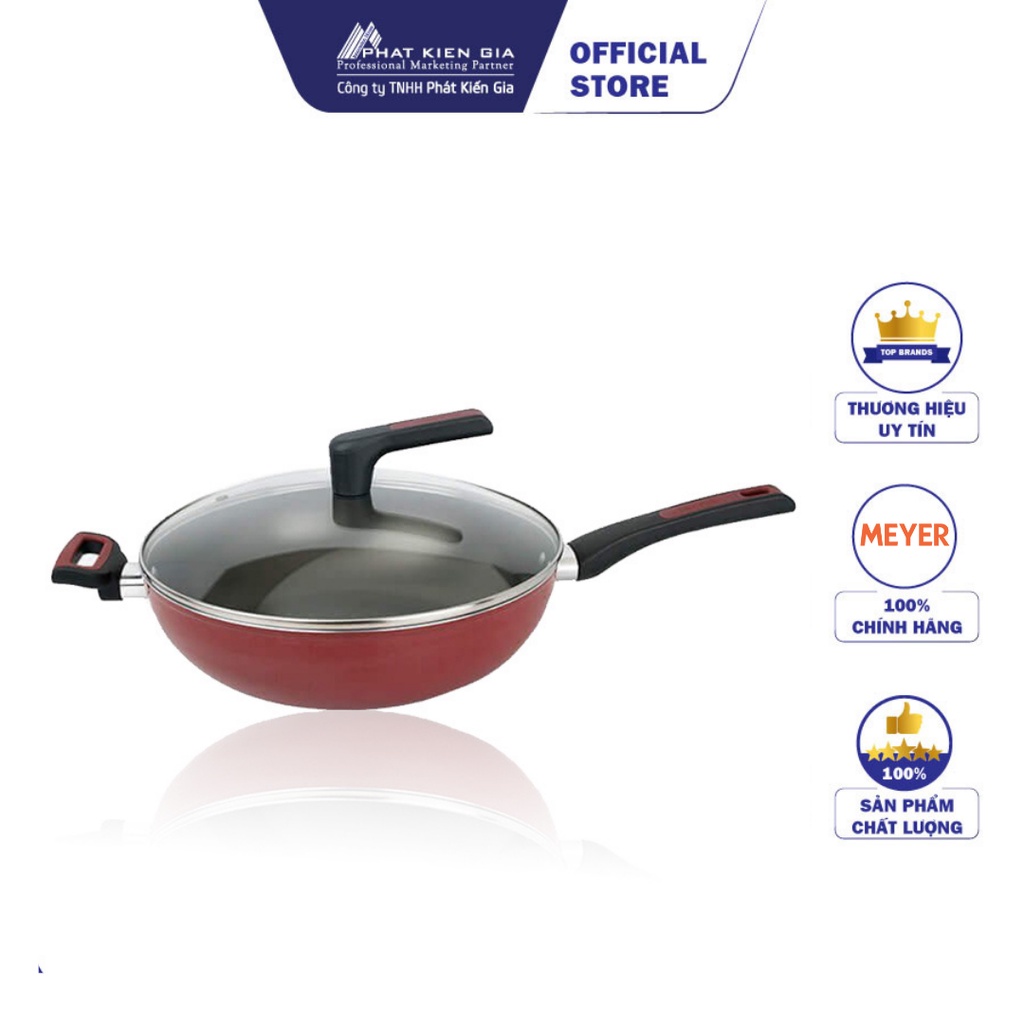 Nồi Chống Dính Có Nắp Meyer 30cm (Thương Hiệu Mỹ - SX Thái Lan)