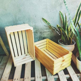 Thùng gỗ pallet trang trí đa năng