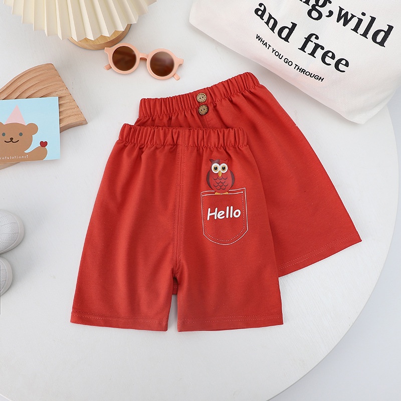 Quần Short Cotton Dáng Rộng Thoáng Khí In Họa Tiết Hoạt Hình Thời Trang Mùa Hè Cho Bé 2022