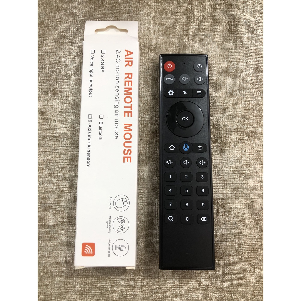 Remote Điều khiển từ xa TZ20 chuột bay, giọng nói 1 chạm ,4 phím học lệnh- Hàng chính hãng Fullbox,mới 100%-Tặng kèm PIN