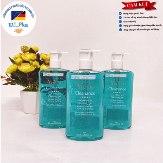 Sữa rửa mặt giảm dầu mụn Avene Cleanance 400ml - xuất xứ Pháp