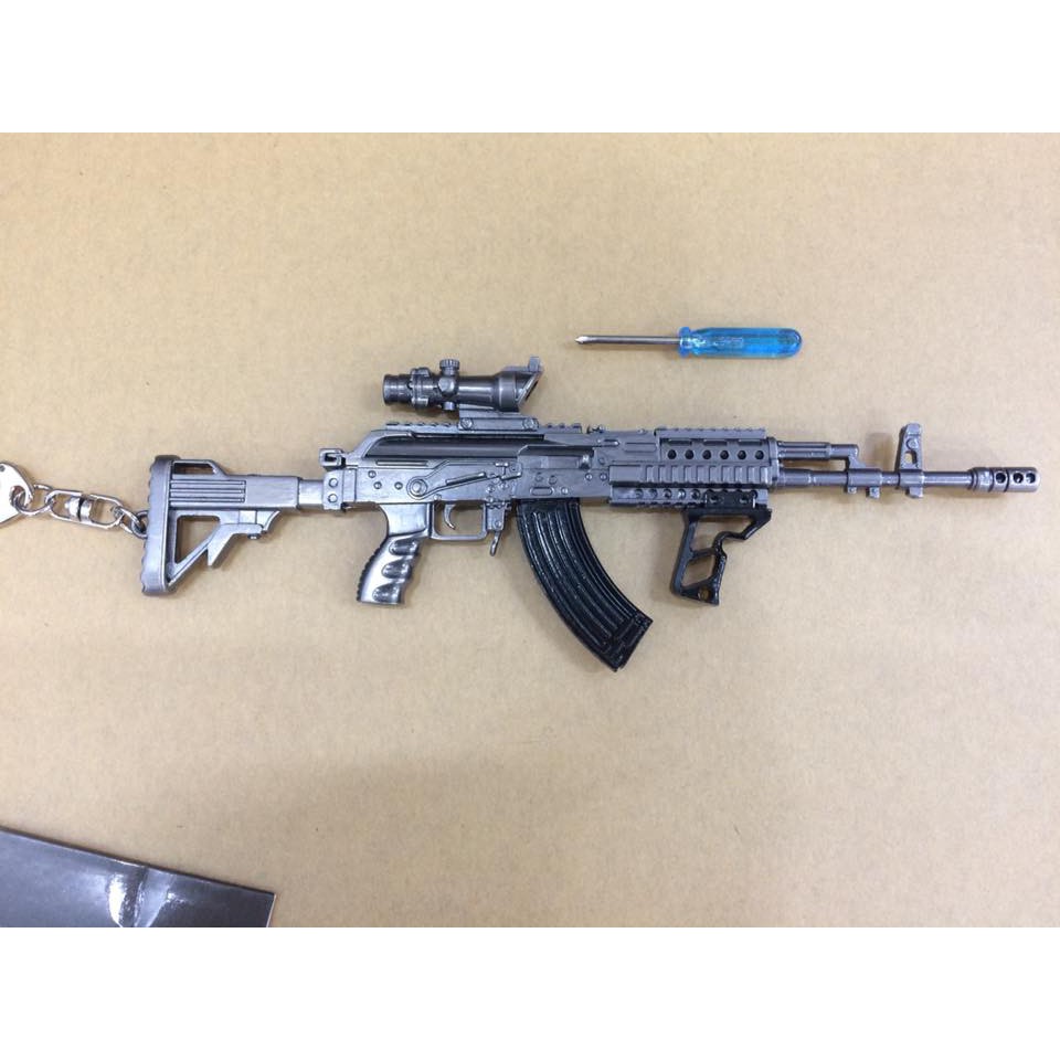 Mô hình súng PUBG Berly M762 20CM - Tặng giá gác súng