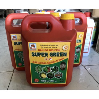 SUPER GREEN - PHÂN BÓN DẠNG NƯỚC - Thùng 5 lít