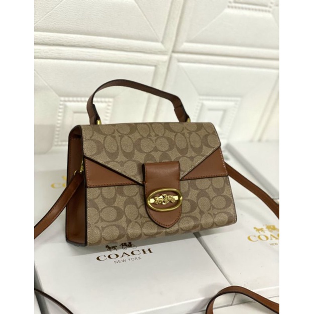 TÚI C.O.A.C.H VUÔNG XUẤT XỊN SIZE 24CM