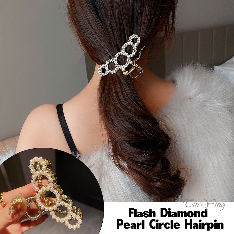 GETNOIVAS Kẹp tóc càng cua thiết kế đơn giản dễ thương cho nữ