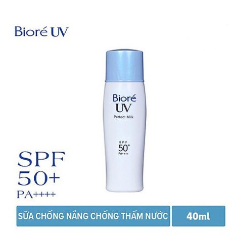 Bioré  - Sữa chống nắng chống thấm nước thoáng mịn, không nhờn rít 40ml