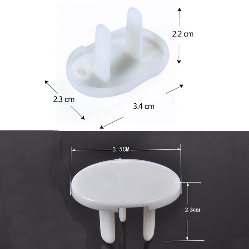 20 Phụ Kiện Bọc Ổ Cắm 2 / 3 Lỗ Bảo Vệ An Toàn Cho Bé