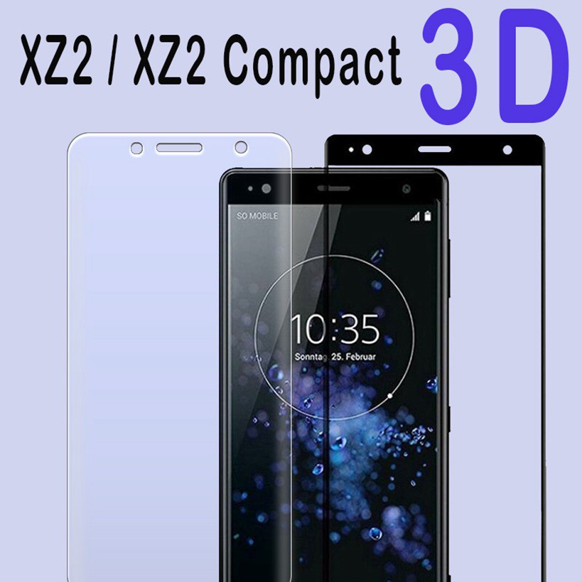 Kính cường lực toàn màn hình cho điện thoại Sony Xperia XZ2 Premium XZ2 Compact XZ3