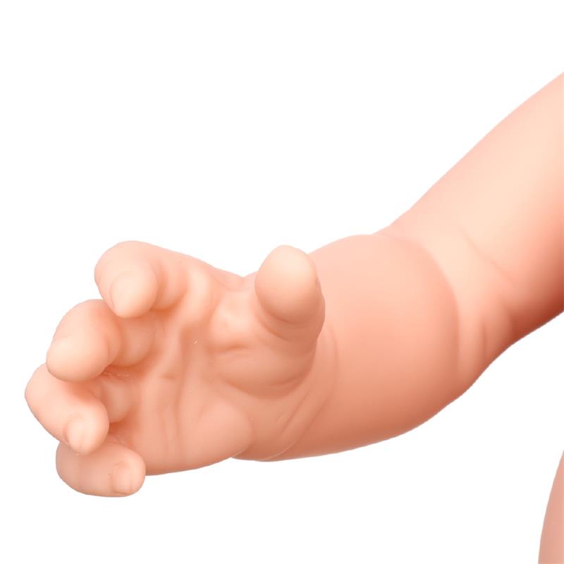 Mô Hình Búp Bê Em Bé Sơ Sinh Bằng Silicone 16 Inch
