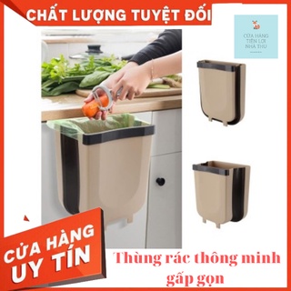 Thùng rác gấp gọn thông minh treo tủ bếp_ Thùng đựng rác gấp gọn 2 size tiện lợi