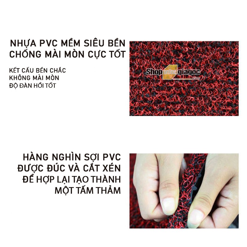 Bộ Thảm Lót Sàn Sợi Rối Chống Trượt