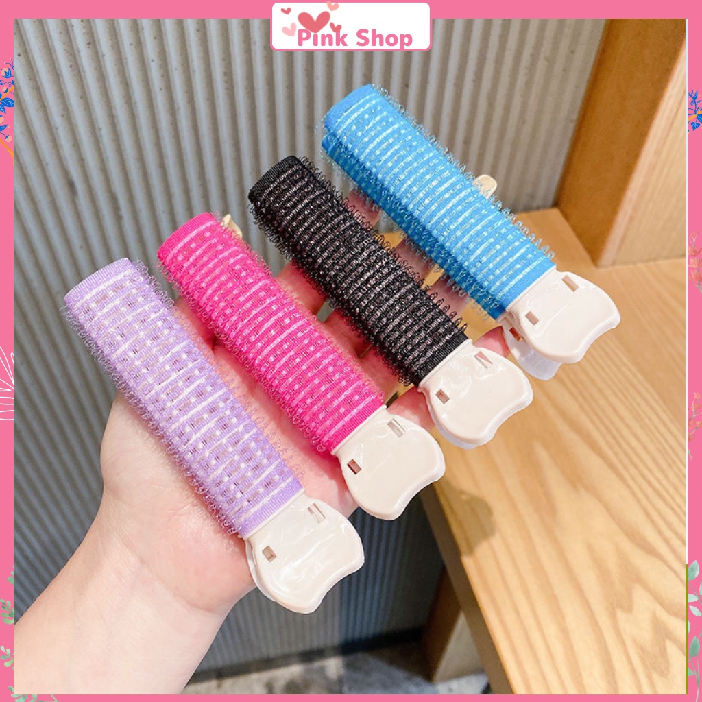Kẹp phồng chân tóc Pinkshop không cần dùng nhiệt không hại tóc và da đầu