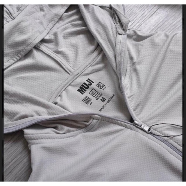 áo chống nắng nam muji 2 lớp