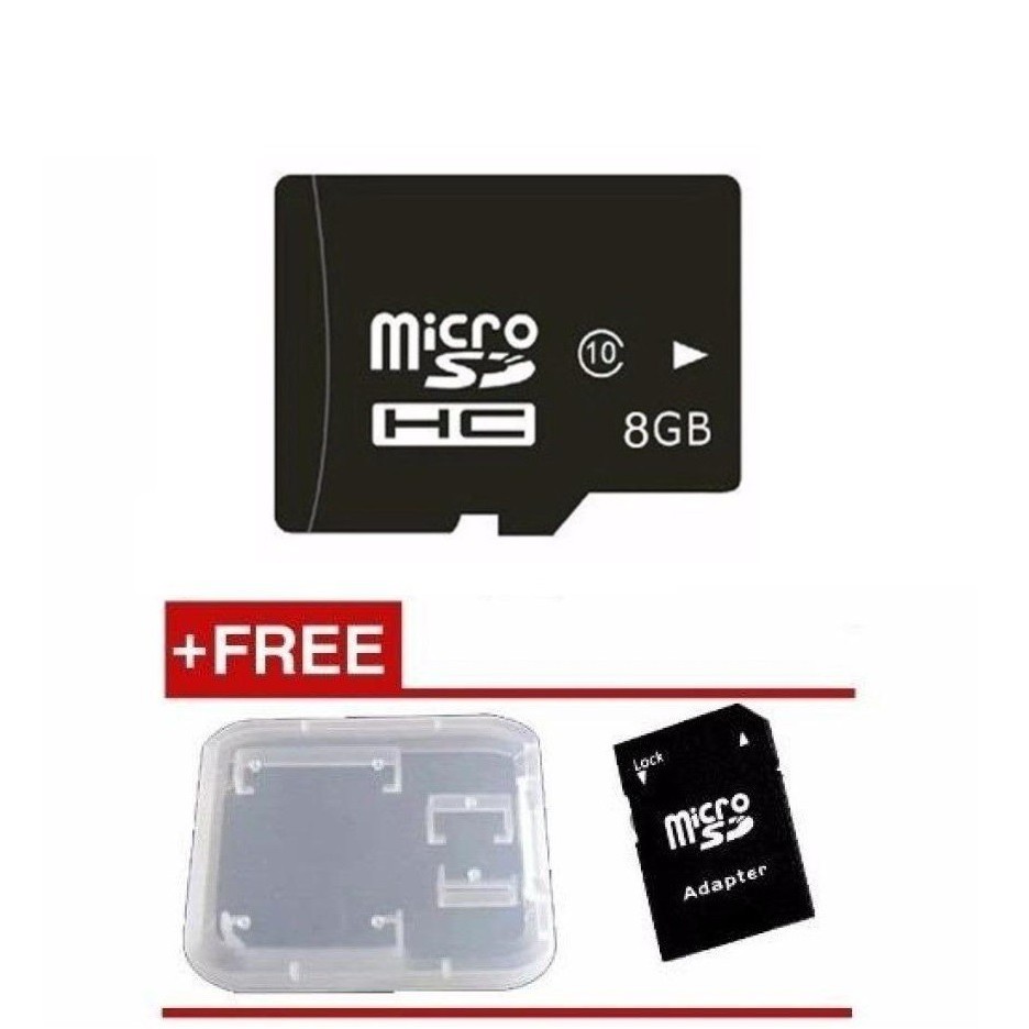 Nơi﹍Thẻ nhớ microSDHC NTC 8GB Class 10 (Đen) + Tặng kèm 01 hộp đựng và adapter | BigBuy360 - bigbuy360.vn
