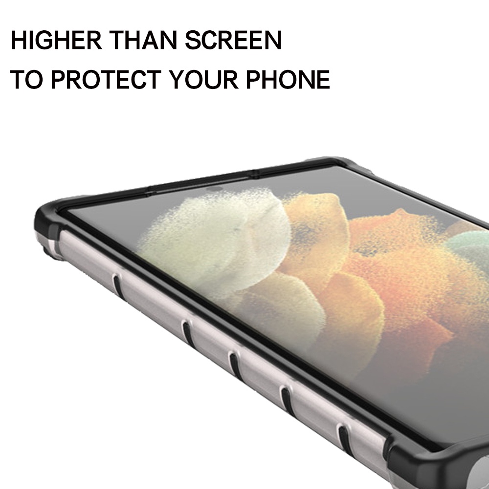Ốp Điện Thoại Nhựa Cứng Trong Suốt Chống Sốc Họa Tiết Tổ Ong Cho Samsung Galaxy Note 20 Ultra 10 S10 Plus Lite S10e