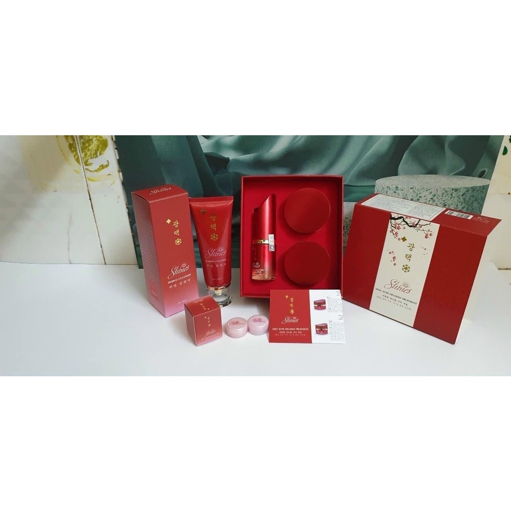 BỘ KEM SHINES NGỪA NÁM MỤN TRẮNG DA CAO CẤP