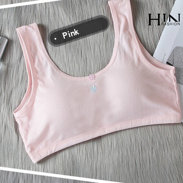 Áo lót học sinh cài sau - mút mỏng có thể tháo rời - áo lá học sinh - Br08 | BigBuy360 - bigbuy360.vn