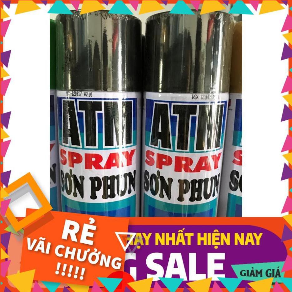 [BÁN CHẠY]  Sơn xịt ATM Spray Đủ Màu Giá sỉ (Mầu gì k có trong bảng các bạn nt hỏi mầu nhé)