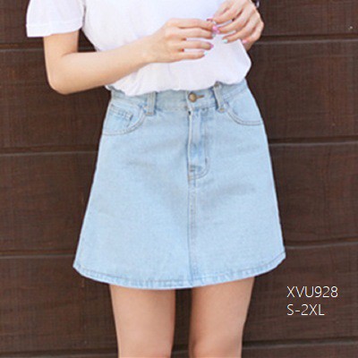 XVU928 Chân váy jeans denim cá tính | BigBuy360 - bigbuy360.vn