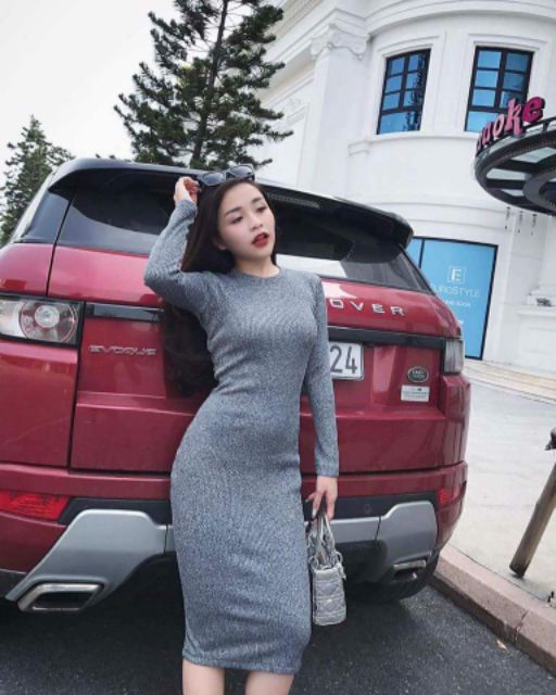 VÁY LEN GÂN BODY SIÊU TÔN DÁNG