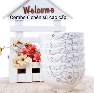 TÔ SỨ HOA MAI NHŨ BẠC