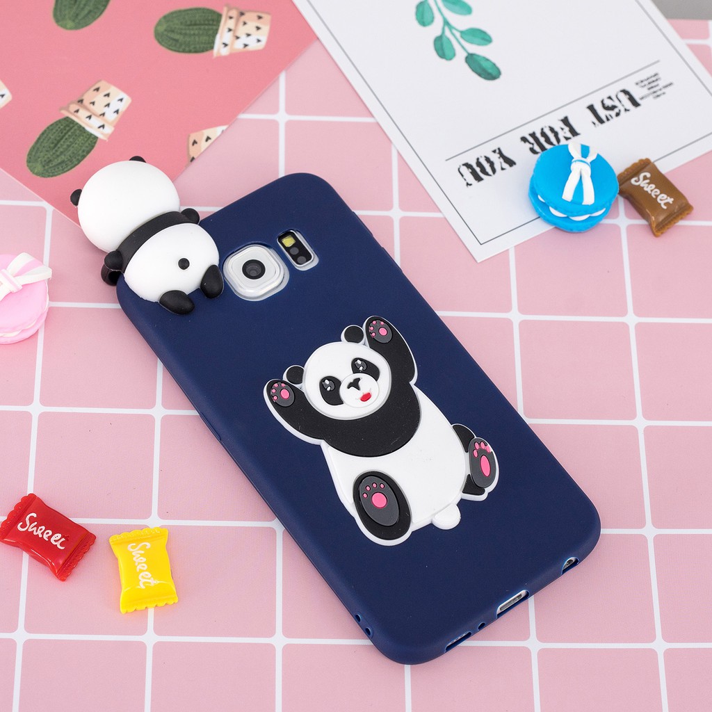 Ốp điện thoại silicon thiết kế hoạt hình dễ thương cho Samsung S6 Edge | BigBuy360 - bigbuy360.vn