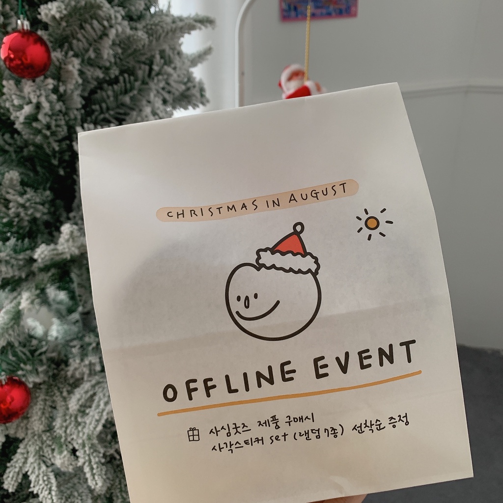 Set 3 Túi Giấy Đựng Quà Giáng Sinh Dễ Thương Độc Đáo