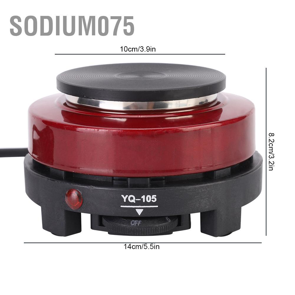 Có thể bán buôn Máy sưởi bếp điện mini di động gia đình 500W (Ổ cắm 220-240V EU màu đỏ) Sodium075 Hàng giao ngay