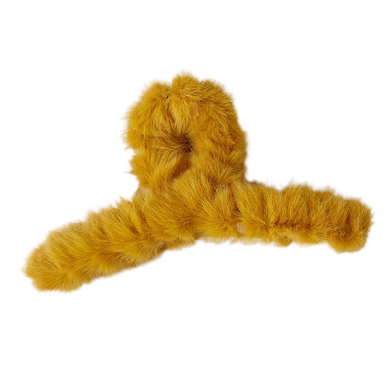 Kẹp Tóc Đuôi Ngựa Bằng Lông Nhung Nhiều Màu Sắc Phong Cách Vintage Ngọt Ngào Dành Cho Nữ