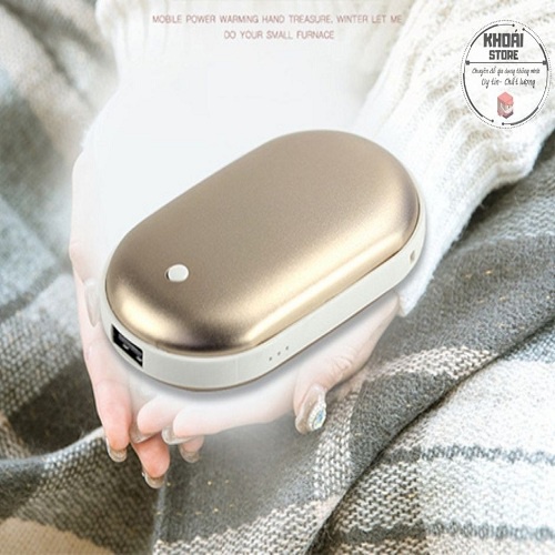 Sạc dự phòng Power Bank Hand Warmer , sạc đa năng, kèm sưởi ấm tay mùa đông -anhsonnd18