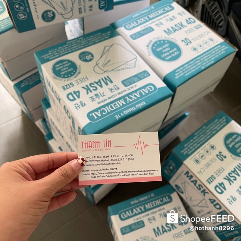 Khẩu trang 4 lớp KF94 GALAXY MEDICAL MASK 4D chống bụi mịn và kháng khuẩn cao cấp Hàn Quốc
